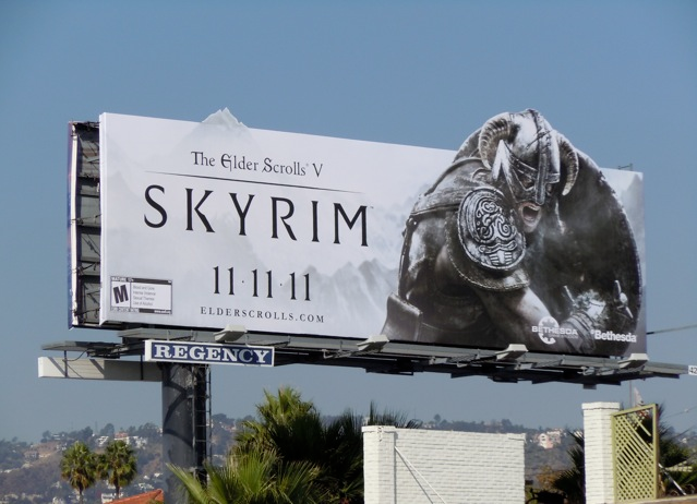 Media OOH Billboard ‘The Elder Scrolls V: Skyrim’ di Los Angeles