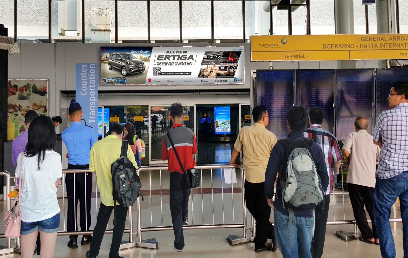 Lightbox Branding Suzuki New Ertiga di Bandara Internasional Soekarno-Hatta