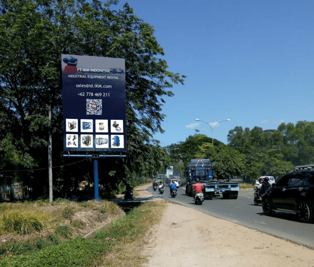 Billboard iklan PT. IKM di Batam oleh The Perfect Media